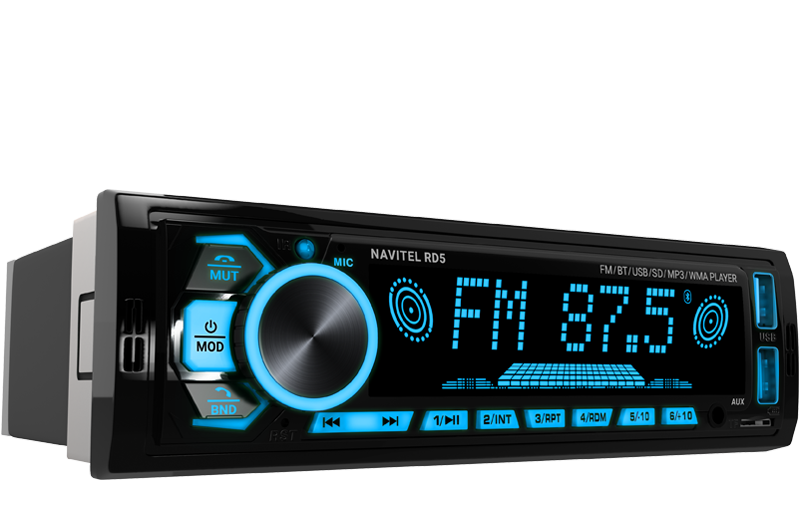 Navitel RD5 1DIN Bluetooth/USB/MicroSD/AUX autóhifi fejegység
