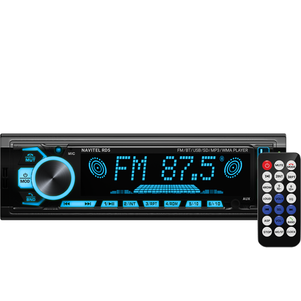 Navitel RD5 1DIN Bluetooth/USB/MicroSD/AUX autóhifi fejegység