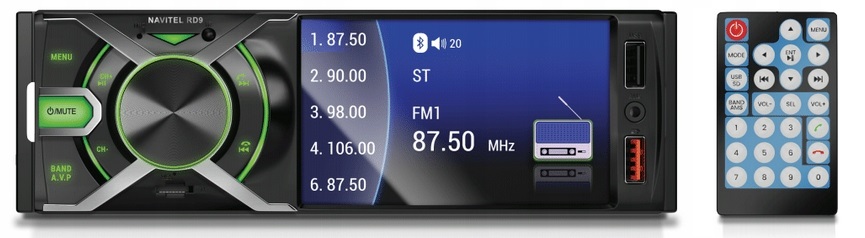 Navitel RD9 Bluetooth/microSD/AUX/USB autóhifi fejegység