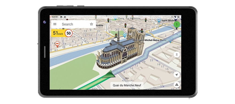 Navitel T797 4G 7" 3/64GB fekete Wi-Fi tablet