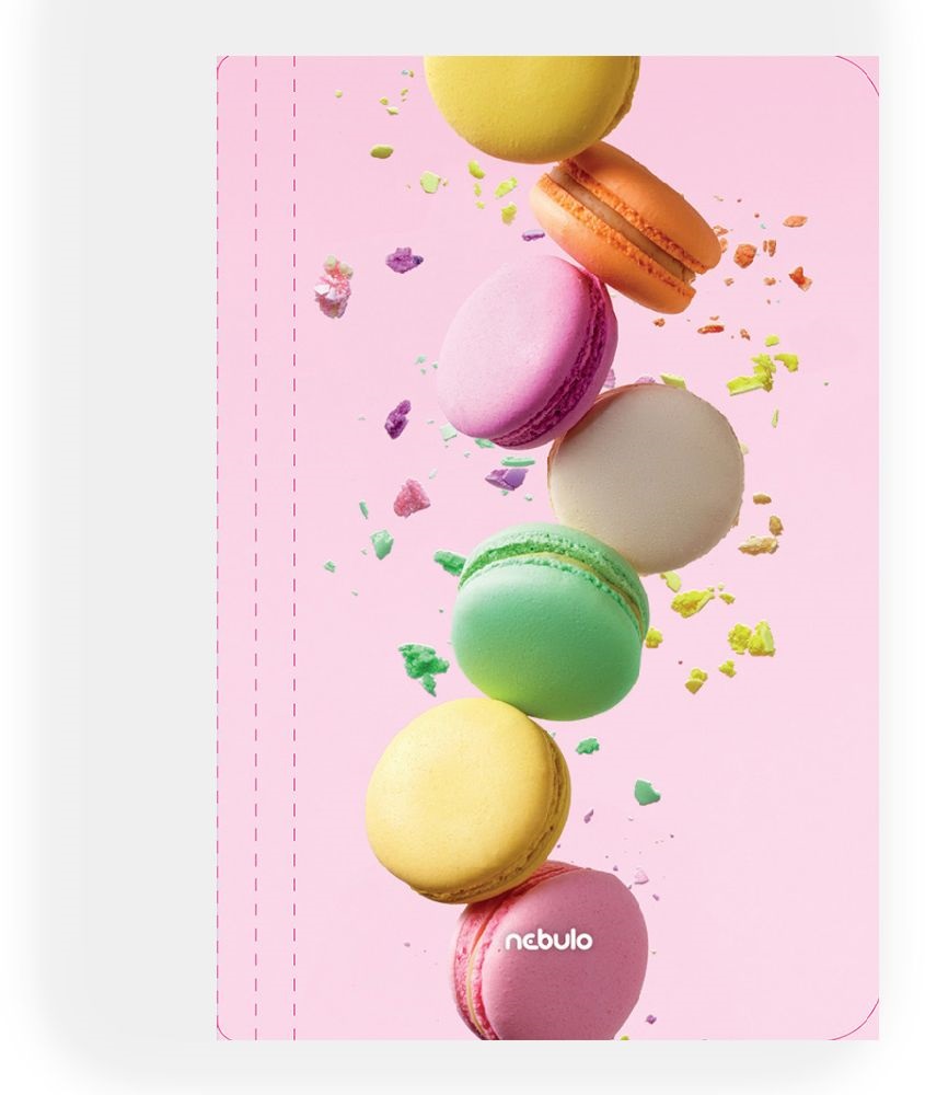 Nebulo Macaron A4 gumismappa