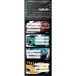 Nebulo Sportautó 12 db füzetcímke
