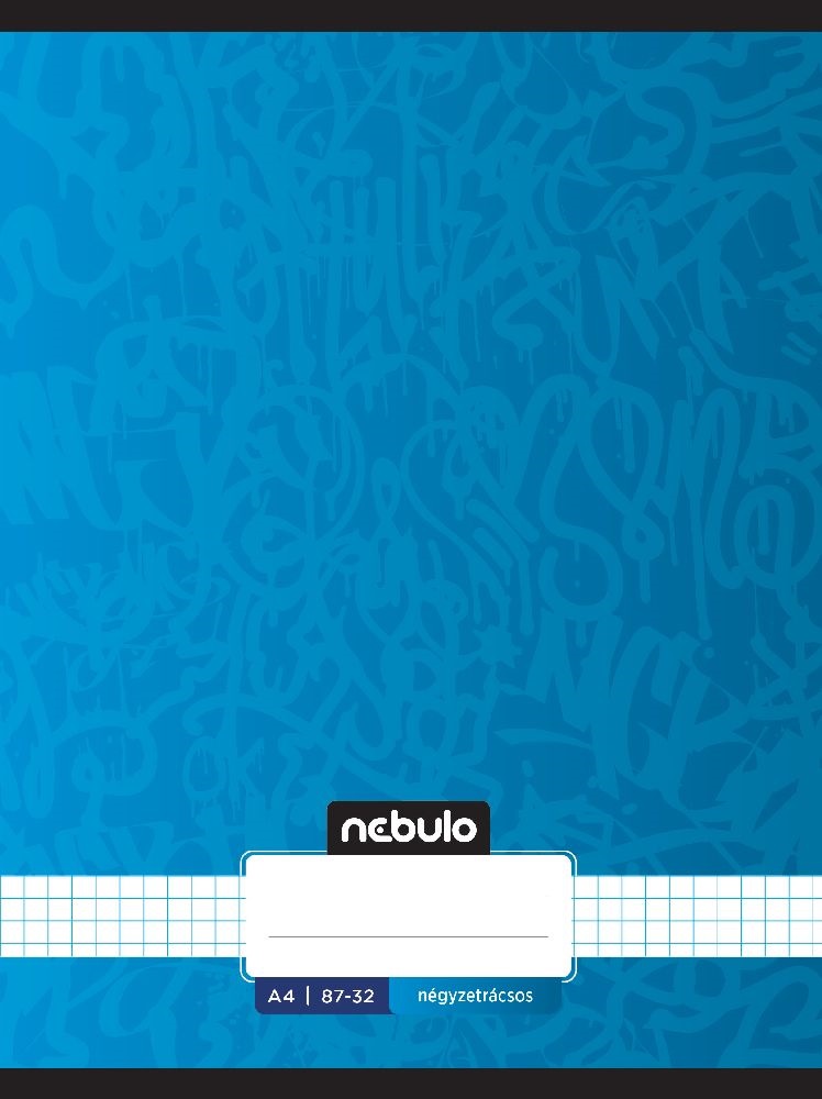 Nebulo Xtreme A4 87-32 tűzött kockás füzet