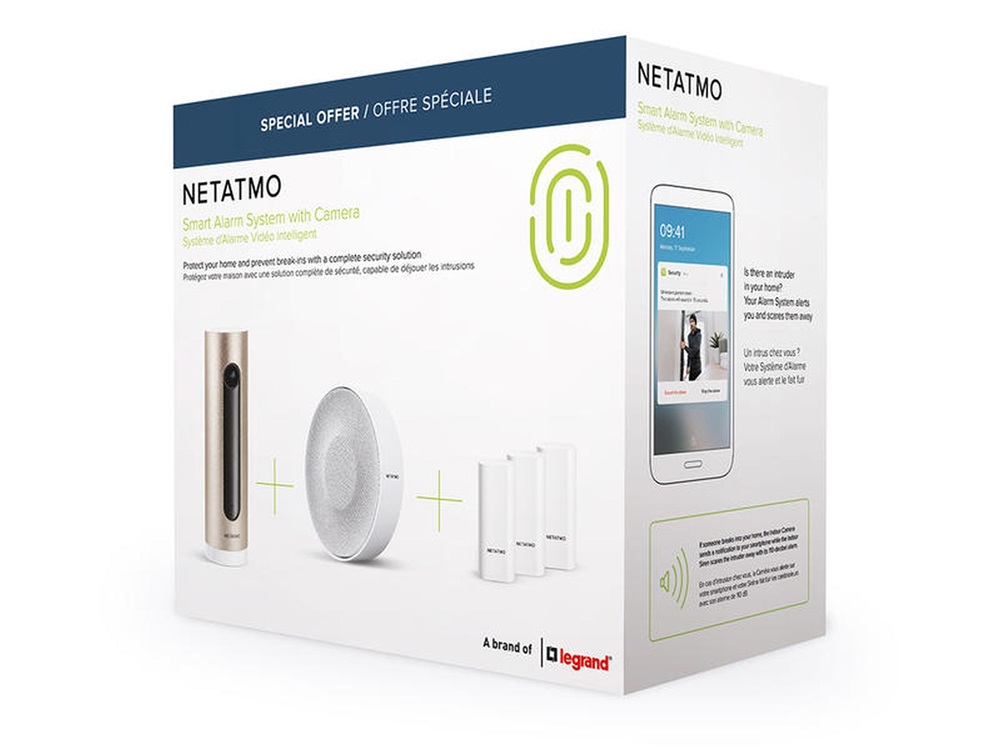 Netatmo Smart Alarm Pack okos beltéri riasztó csomag