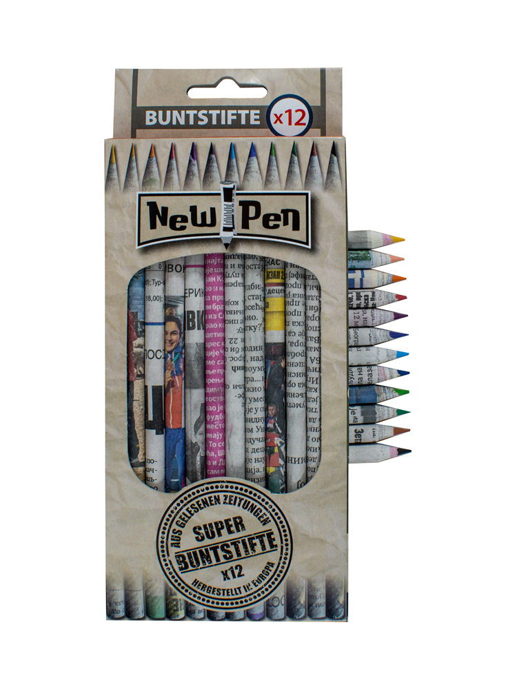 New Pen 12 db-os színesceruza készlet