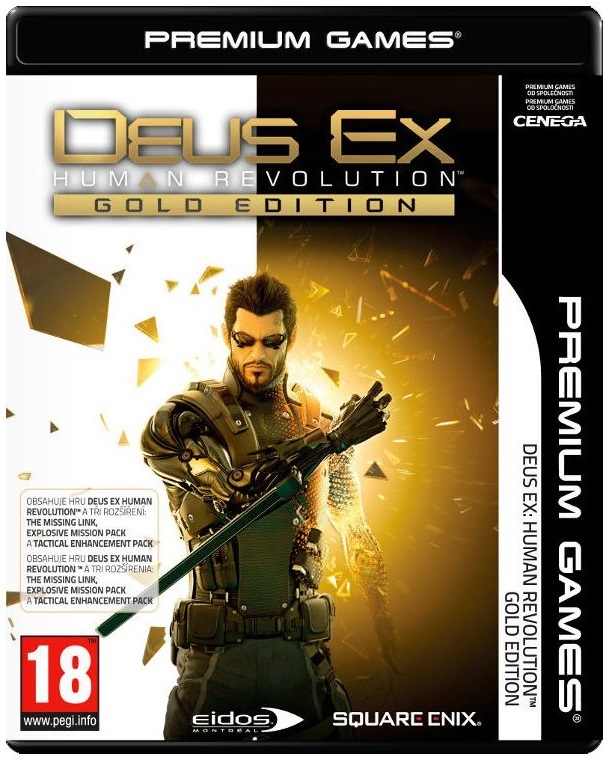 New Premium Games: Deus Ex: Human Revolution Gold Edition PC játékszoftver (Újszerű)
