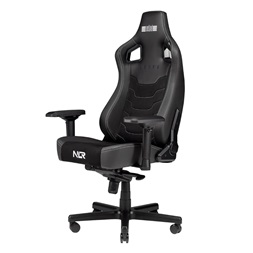 Next Level Racing Elite fekete bőr és velúr gamer szék