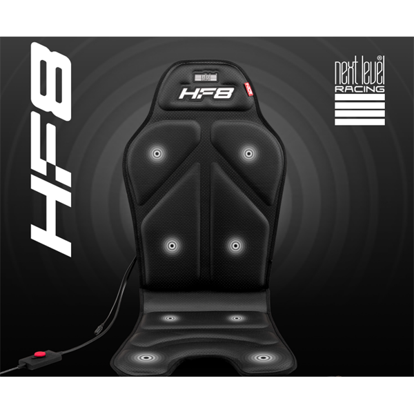 Next Level Racing HF8 Haptic feedback gaming Pad (vibrációs visszajelző pad ülésekhez) gamer szék
