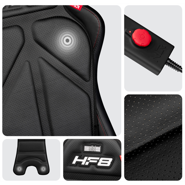 Next Level Racing HF8 Haptic feedback gaming Pad (vibrációs visszajelző pad ülésekhez) gamer szék