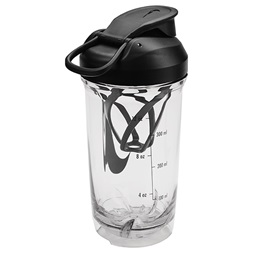 Nike 25 101.2242.910.16 átlátszó fekete shaker kulacs
