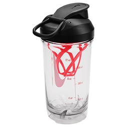 Nike 25 101.2242.912.16 átlátszó piros shaker kulacs