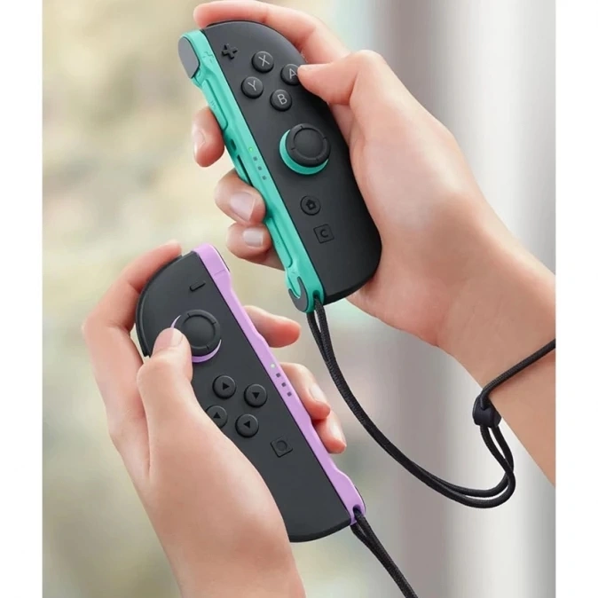 Nintendo Switch 2 N2P107 Joy-Con 2 világos szürke-lila csuklópánt