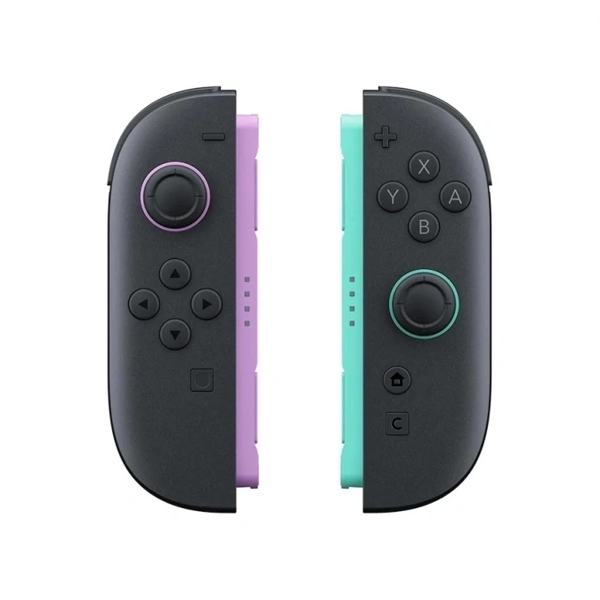 Nintendo Switch 2 N2P107 Joy-Con 2 világos szürke-lila csuklópánt