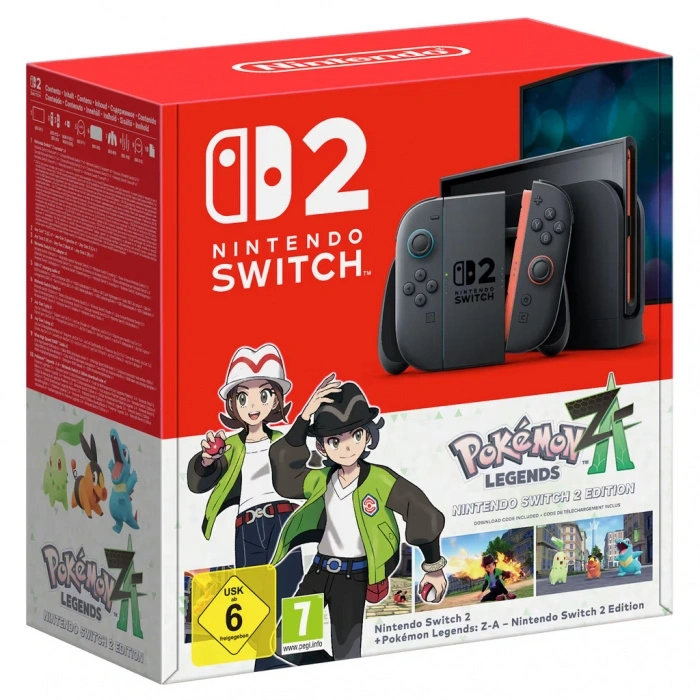 Nintendo Switch 2 játékkonzol + Pokémon Legends: Z-A játékszoftver