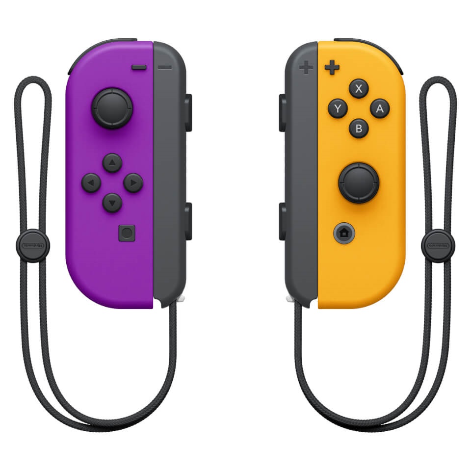 Nintendo Switch NSP078 Joy-Con Neon Purple/Neon Orange lila-narancssárga kontroller pár