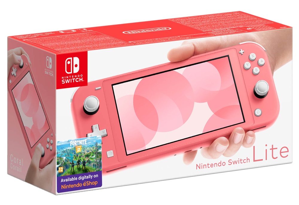 Nintendo Switch Lite coral játékkonzol