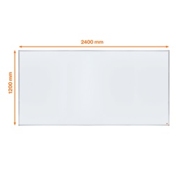 Nobo Essential 240x120cm acél mágneses fehértábla