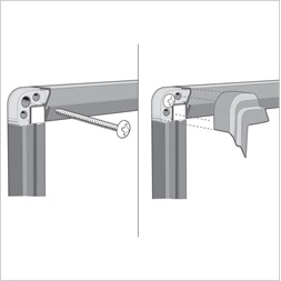 Nobo Premium Plus 240x120cm zománcozott mágneses fehértábla