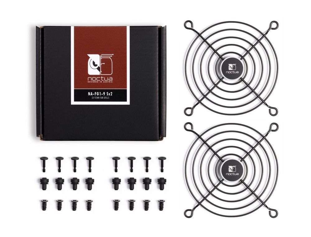 Noctua NA-FG1-9 Sx2 logóval 92mm ventilátor rács