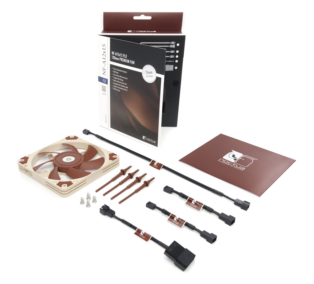 Noctua NF-A12x15 FLX 15mm 12cm ventilátor