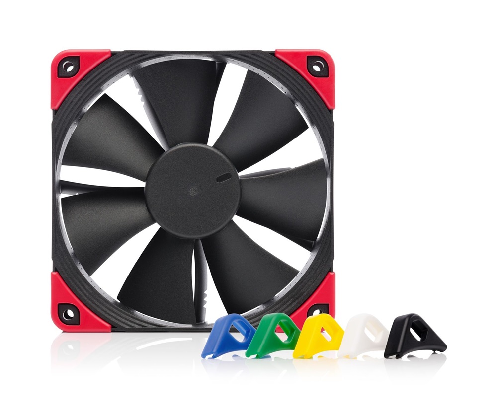 Noctua NF-F12 PWM chromax.black.swap 12cm ventilátor