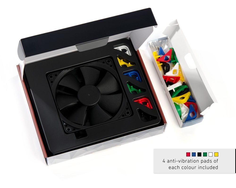 Noctua NF-F12 PWM chromax.black.swap 12cm ventilátor