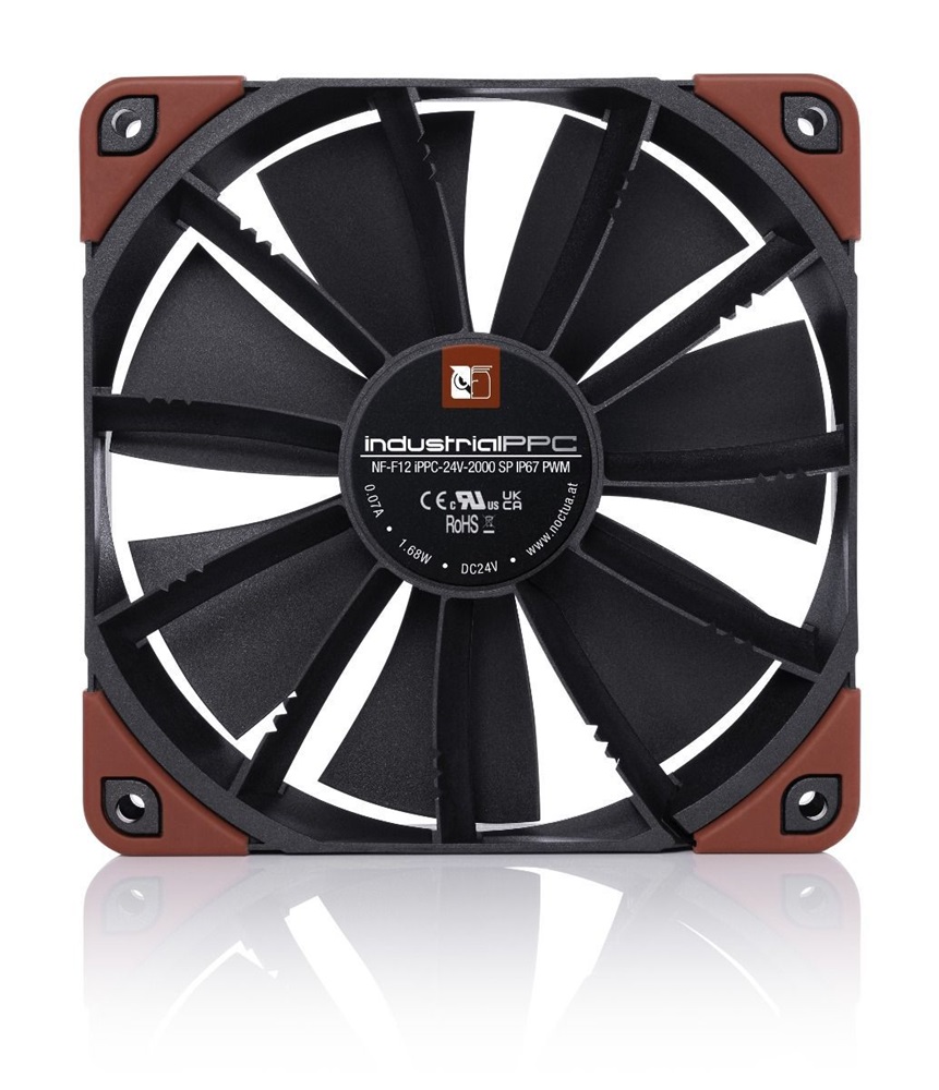 Noctua NF-F12 iPPC 2000 IP67 24V Q100 Industrial PWM 12cm ventilátor