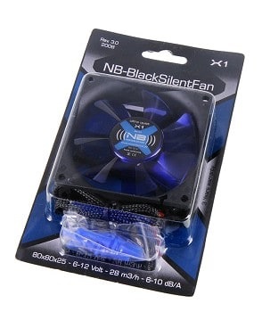 Noiseblocker BlackSilent Fan X1 80mm ventilátor