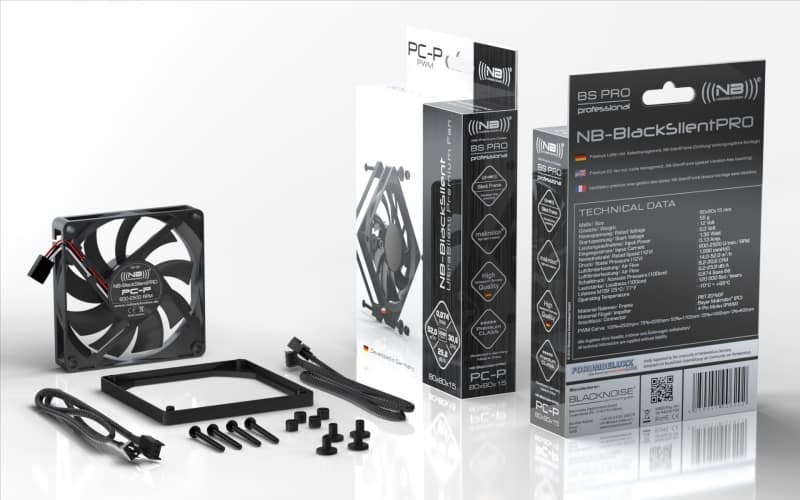 Noiseblocker BlackSilent PRO PC-P 80mm ventilátor