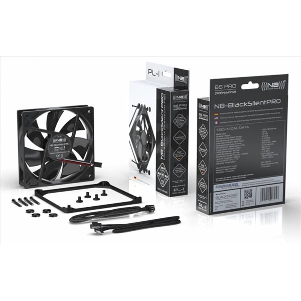 Noiseblocker BlackSilent PRO PL1 120mm ventilátor
