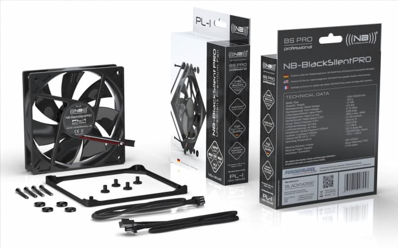 Noiseblocker BlackSilent PRO PL1 120mm ventilátor