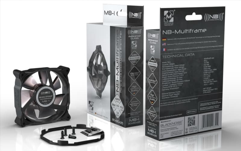 Noiseblocker MULTIFRAME S M8-S2 80mm ventilátor