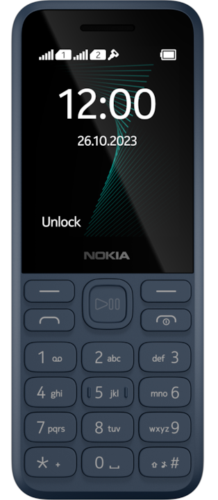 Nokia 130 (2023) 2,4" DualSIM sötétkék mobiltelefon