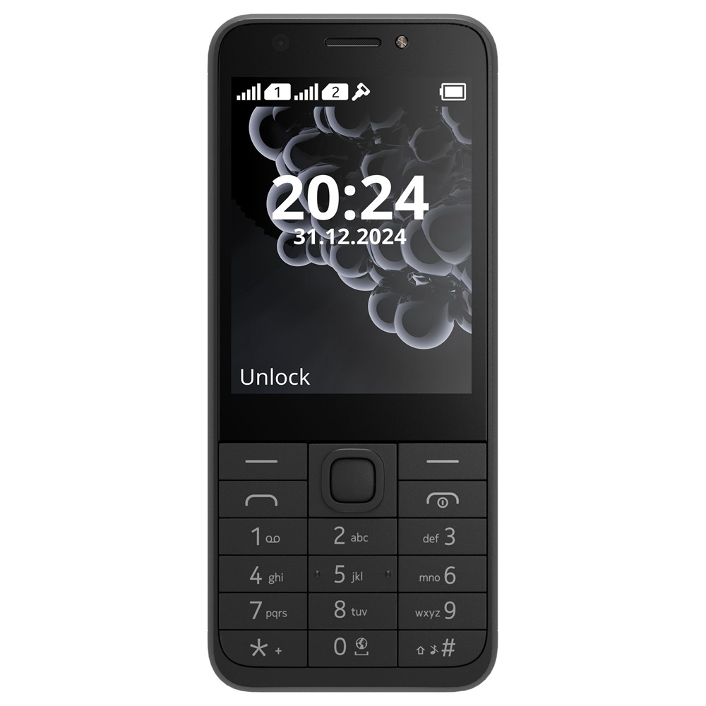 Nokia 230 (2024) 2,8" DualSIM fekete mobiltelefon (Újszerű)