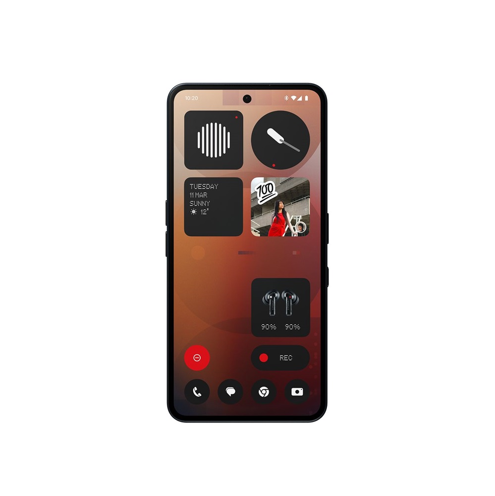 Nothing Phone (3a) 6,77" 5G 8/128GB DualSIM fekete okostelefon (Újszerű)