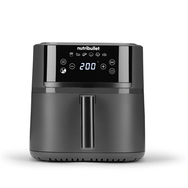 Nutribullet NBA0611 CrispLite sötétszürke 6 L forrólevegős sütő (Újszerű)