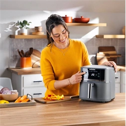 Nutribullet NBA0611 CrispLite sötétszürke 6 L forrólevegős sütő (Újszerű)