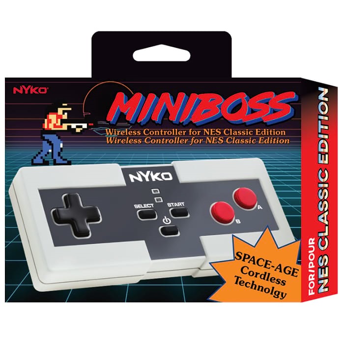 Nyko 87180 Miniboss Nintendo 3DS (NES Mini) vezeték nélküli fehér kontroller