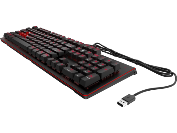 OMEN by HP Encoder Cherry MX Red fekete gamer billentyűzet