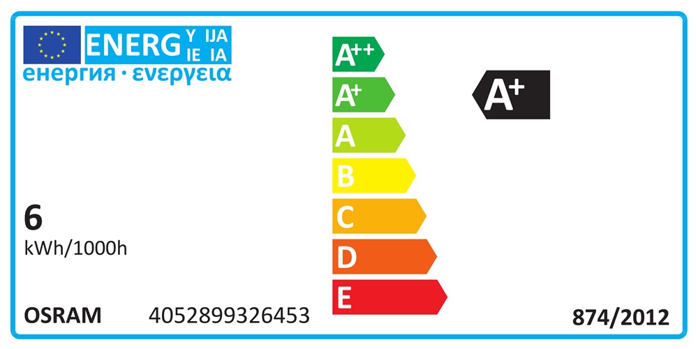Osram Value opál búra/5,5W/470lm/2700K/E14 LED gyertya izzó