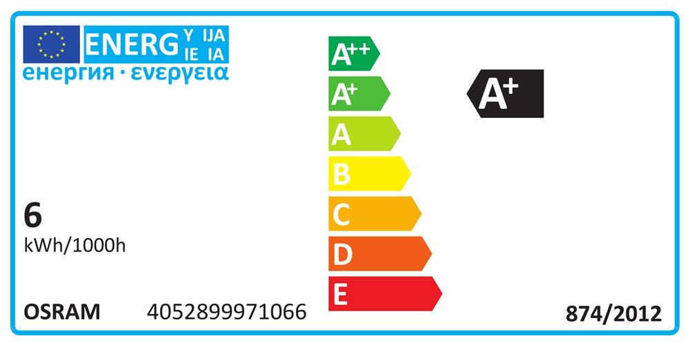 Osram Value opál búra/5,5W/470lm/6500K/E14 LED gyertya izzó