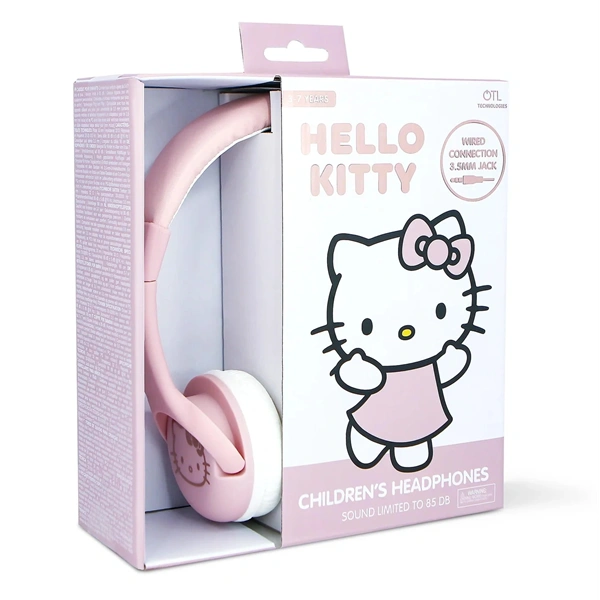 OTL HK1184 Hello Kitty Rose Gold vezetékes gyerek fejhallgató