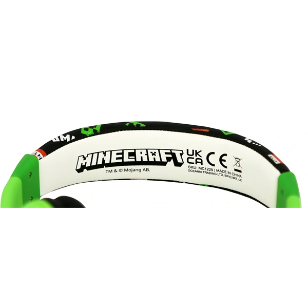 OTL MC1229 Minecraft Creeper vezetékes gyerek fejhallgató