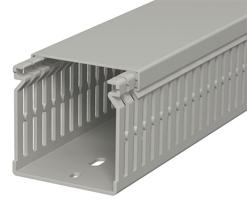Obo 6178207 60mm x 60mm x 2000mm gránitszürke 12.5mm perforált huzalozócsatorna