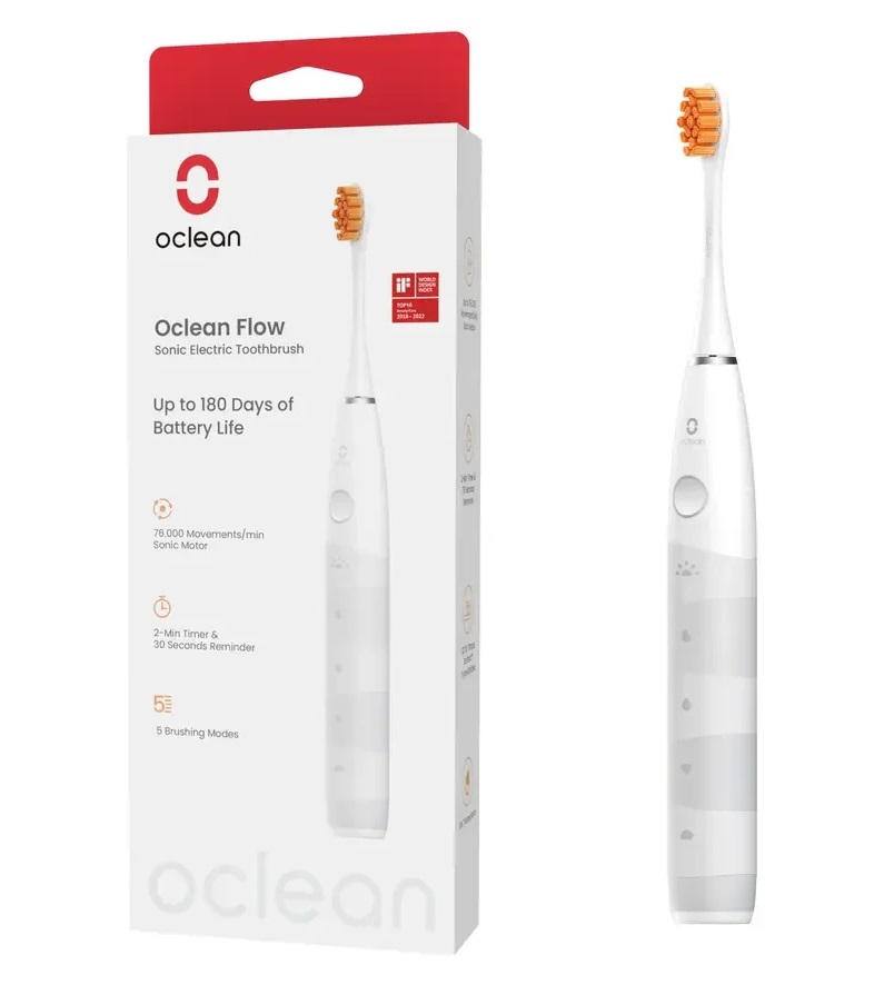 Oclean Flow fehér elektromos fogkefe