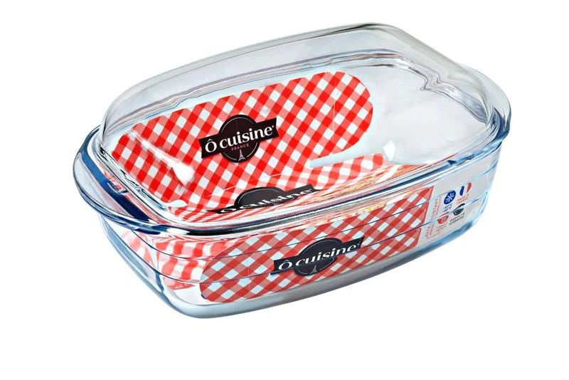 Ocuisine 465AC 33x19 cm 4,5l szögletes fedővel hőálló sütőtál