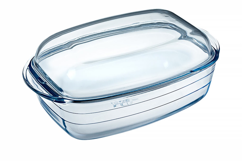 Ocuisine 466AC 37x22 cm 6,5l szögletes fedővel hőálló sütőtál