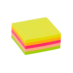 Office Depot 51x51 mm öntapadós neon jegyzettömb