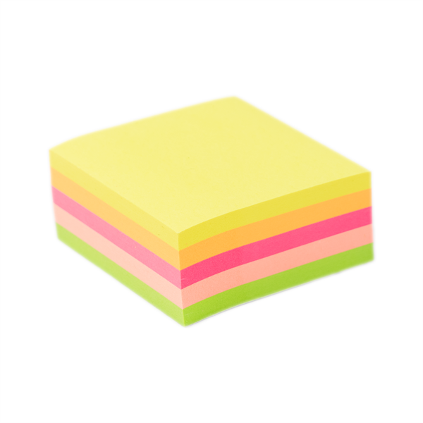 Office Depot 51x51 mm öntapadós neon jegyzettömb