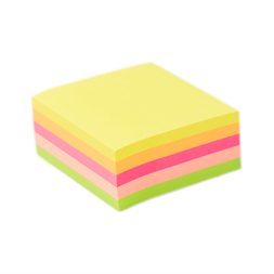 Office Depot 51x51 mm öntapadós neon jegyzettömb